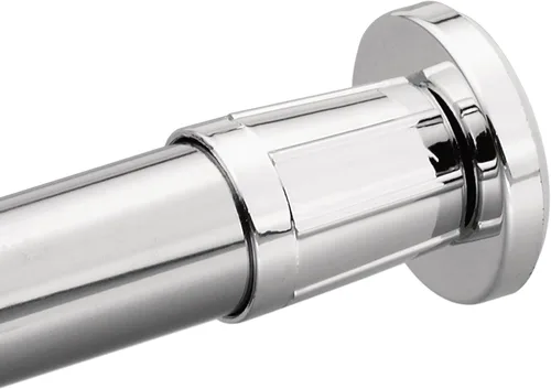 Vista 5 de Moen 52-F Commercial Donner - Juego de bridas de barra de ducha ajustable, tamaño pequeño, cromado (paquete de 2)