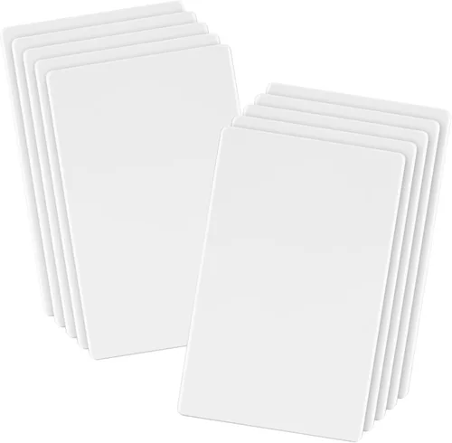 Vista 42 de LIDER Placa de pared en blanco, resistente a la temperatura y a los impactos, acrílico, reflectante, cubierta sin tornillos, decoración moderna