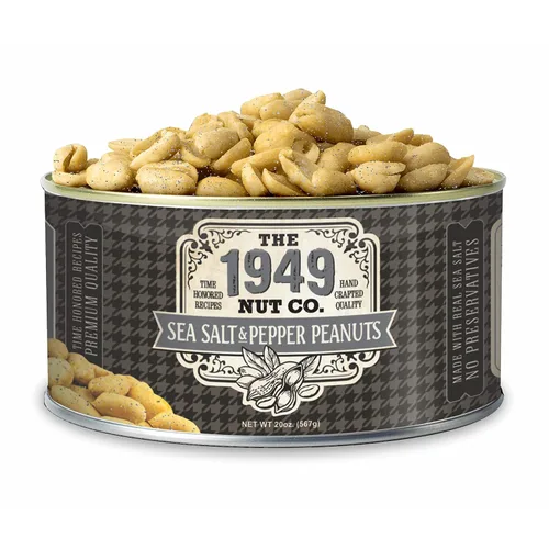 Vista 13 de The 1949 Nut Co. Buffalo Party Mix Cacahuetes fritos de sabores surtidos, Everything Sticks, bocaditos de guacamole y almendras ahumadas Extra