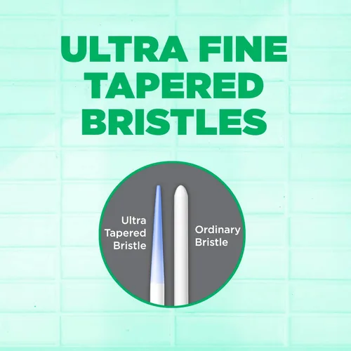 Vista 2 de GUM Technique Deep Clean Cepillo de dientes – Cabeza compacta – Cepillos de dientes suaves para adultos con cerdas suaves sensibles, 1 unidad