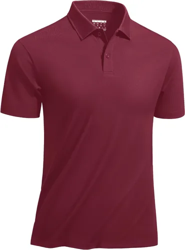 TACVASEN Camisas polo para hombre, estilo casual, piqué, manga corta, camisetas de verano de algodón para golf