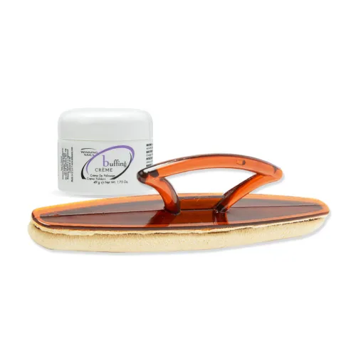 Crema pulidora y pulidora de gamuza | Pule y brilla las uñas opacas mientras suaviza las cutículas, ayuda con las líneas de llenado y reparación |