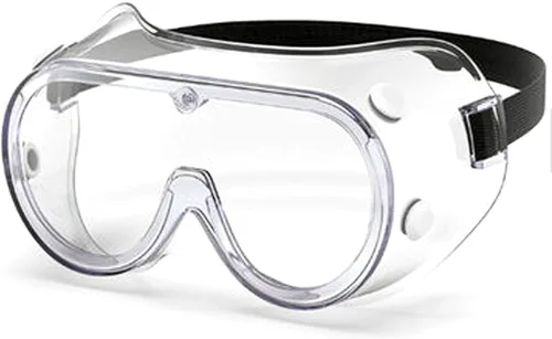 Vista 6 de EyePRO Safety Glasses & Goggles Set, Clear Anti-Fog Lens, UV400 Protection, ANSI Z87.1 Certified, Adjustable, 6/12 Pack