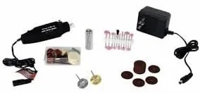 Vista 2 de Drill Master Kit de herramientas rotativas + 80 piezas accesorios para Dremel Texas Tool Store