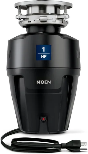 Vista 21 de Moen Prep Series PRO GXP50C - Triturador de basura compacto de alimentación continua para fregadero de cocina con cable de alimentación