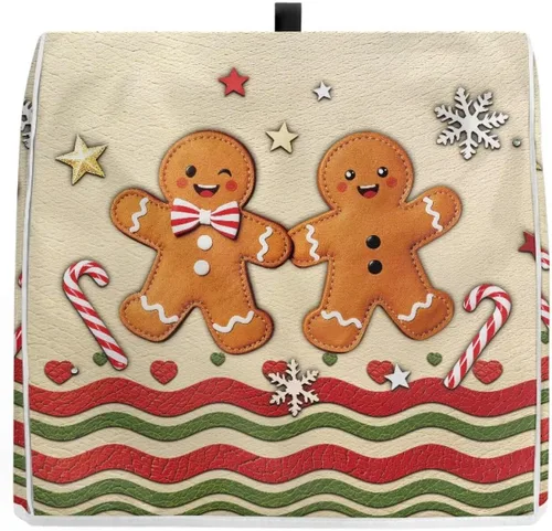 Vista 6 de Funda para batidora de Navidad para Kitchen Aid de 4.5 a 5 cuartos de galón, cubiertas antipolvo para electrodomésticos pequeños de hombre de Un