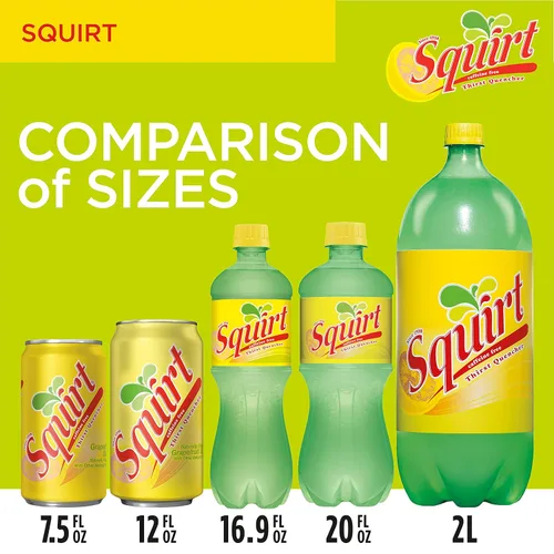 Vista 5 de Squirt Citrus Soda, latas de 12 onzas líquidas (paquete de 12)