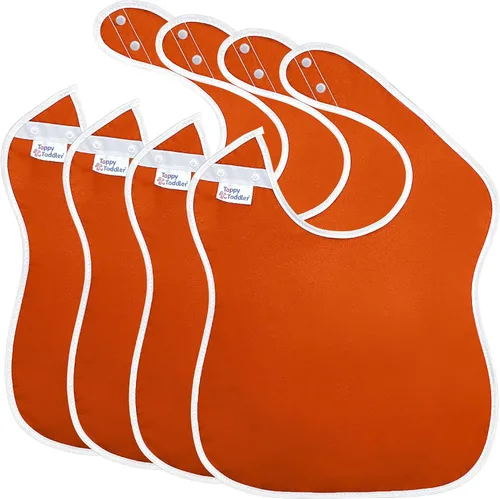 Vista 16 de Baberos grandes impermeables para exteriores, colección de 4 unidades, 12 unidades, 48