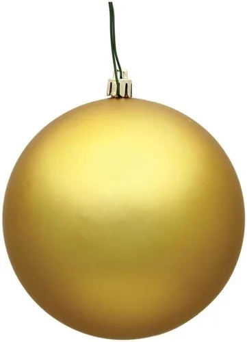 Vista 70 de Vickerman Adorno de bola mate de oro antiguo de 12 pulgadas