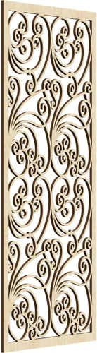 Vista 16 de Ekena Millwork WALW10X25X0250MALBI Marilla Paneles de pared decorativos de madera con calado, 9 3/8 pulgadas de ancho x 24 3/8 pulgadas de alto