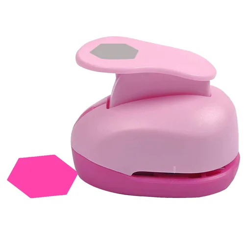 Vista 11 de Perforadora Lorcornm circular de 7.6 cm, de acción, con palanca, crea formas redondas de 75 mm, para manualidades de papel, cartulina, envoltura