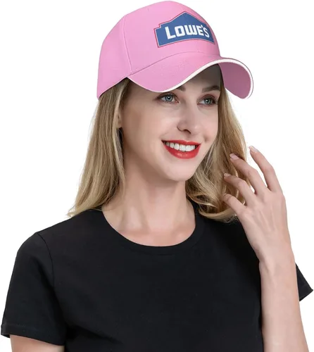 Vista 8 de Gorra de béisbol unisex para exteriores, ajustable, con logotipo Lowe's-Blue_Caps