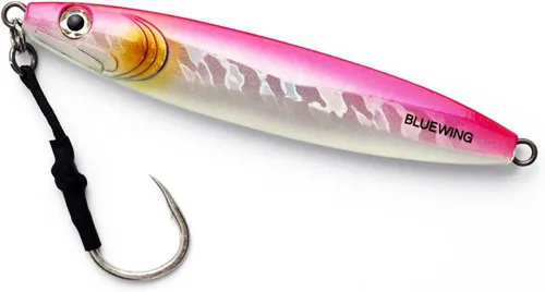 Vista 32 de BLUEWING Señuelos de pesca para agua salada de paso lento, plantillas verticales de 2.82 oz-35.27 oz cebo de hundimiento de peces con gancho