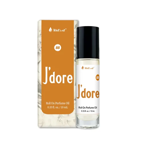 Vista 88 de Well's Oil Aceite de perfume roll-on (almizcle de Marruecos), de larga duración, sin parabenos, 0.33 onzas líquidas / 0.3 fl oz