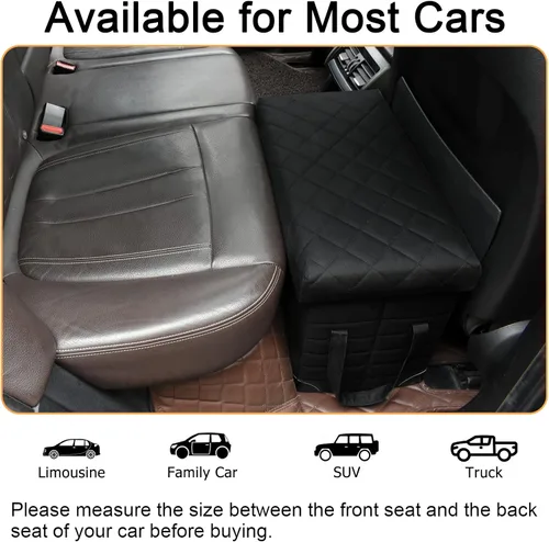 Vista 7 de LIONROGE Extensor de asiento trasero de automóvil para perros grandes de hasta 200 libras, extensor de asiento trasero y delantero