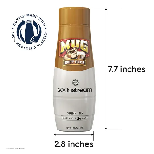 Vista 5 de SodaStream Mug Root Beer - Mezcla para bebida (440ml, paquete de 4)
