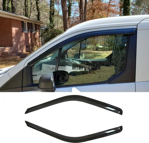 Vista 11 de Protector de lluvia solar Deflector de viento para ventana Ford F150 1997-2003 Super/Extended Cab 1997-1999 F250 Light Duty Super/Extended Cab, 4