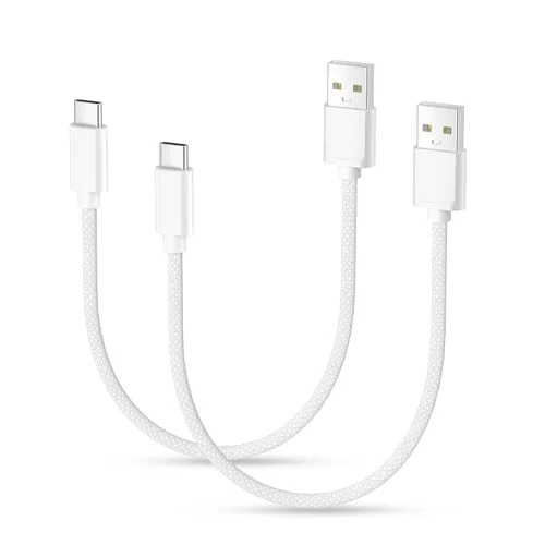 Vista 28 de Basesailor Cable de carga USB tipo C de 1 pie, paquete de 2, cable de carga para automóvil para el nuevo iPhone 17 Air 16 Pro Max Plus, Samsung