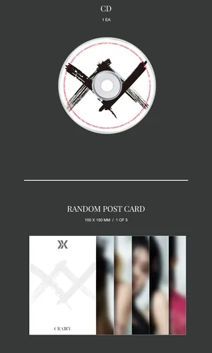 Vista 3 de CRAXY XX 4º Mini álbum XX Ver. K-POP SELLADO