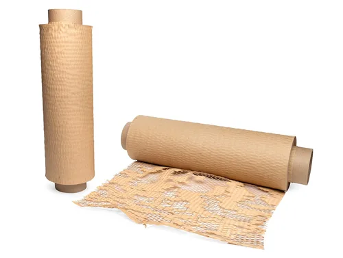 Vista 12 de IDL Packaging Rollo de repuesto de 15.25 pulgadas x 300 pies (paquete de 1) para estación de papel de embalaje de panal HexcelWrap MP-300W, blanco