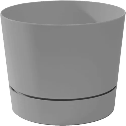 Vista 8 de Root & Vessel Majestic Mid-Century Modern - Maceta cilíndrica de perfil bajo, color negro mate, 4.5 pulgadas