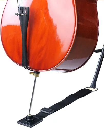 Vista 5 de Anclaje de pasador de violonchelo antideslizante Soporte de soporte antideslizante Dispositivo correa ajustable con almohadilla gruesa