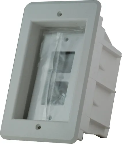Vista 4 de Caja de montaje empotrable de salida eléctrica Arlington con placa de pared plegable, DVFR1W-1