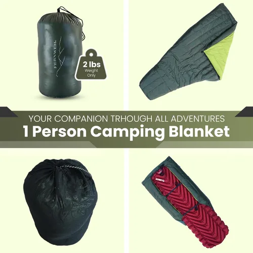Vista 7 de Saco de dormir ultraligero Colcha superior de plumón 850 Ultraligero para mochilero Manta de camping