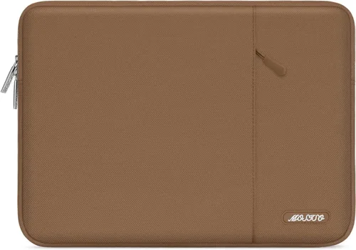 Vista 142 de MOSISO Funda vertical de poliéster con bolsillo para laptop de 13 pulgadas, para computadora MacBook Air M4, M3, M2 y M1 de 2025 a 2018 y Pro M2