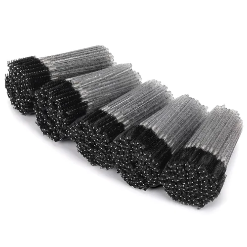 Vista 8 de Tbestmax 500 Varitas de Rímel Desechables Cepillo de Pestañas Spoolies para Ceja Extensión de Pestañas de Ojo, Kits de Aplicadores de Brochas de 5