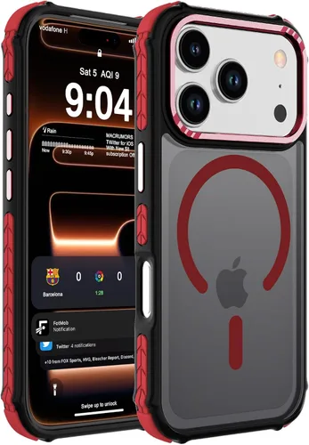 Vista 77 de DEERLAMN Funda Magnética Fuerte para iPhone Air 6.5 Pulgadas, [Compatible con Magsafe] [Protección contra caídas de grado militar] Funda protectora