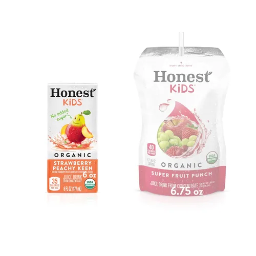 Vista 7 de Honest Kids Strawberry Peachy Keen, 6 onzas líquidas (paquete de 8)