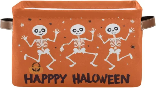 Vista 18 de xigua Cesta de almacenamiento plegable de color rojo burdeos para estantes, plegable, impermeable, resistente, de tela, con asas, cubo