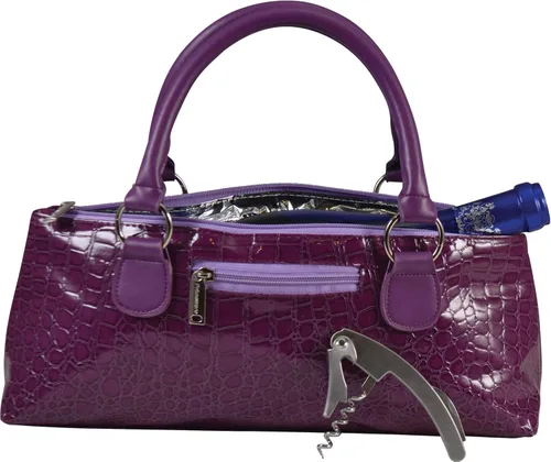 Vista 18 de Primeware - Bolsa de transporte para vino (aislamiento térmico) con estilo de moda para mujeres Con capacidad para botellas de vino tinto y blanco