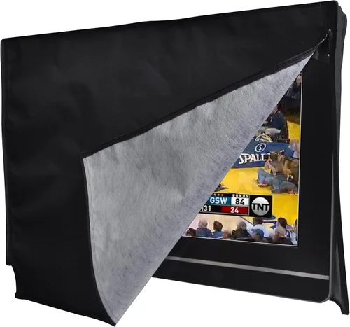 Vista 2 de Funda para TV al aire libre de 22"-24"-26", con forro resistente a rayones, protector LED de pantalla, mejor compatibilidad con monturas y soportes