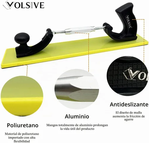 Vista 5 de VOLSIVE Juego de 7 piezas de bloque de lijado manual, almohadilla de lijado manual rectangular, gancho y bucle intercambiables de formas variadas