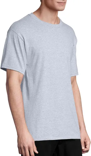 Vista 4 de Hanes Essentials Paquete de camisetas para hombre, camisetas de algodón con cuello redondo, 4o6unidades