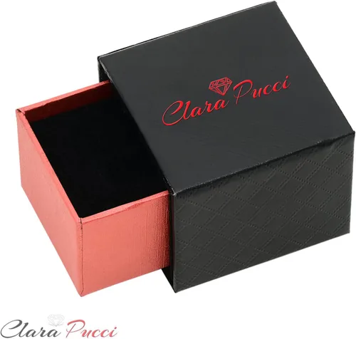 Vista 6 de Clara Pucci Anillo moderno de 3.1 quilates con diseño de gemas de ónix negro natural de 3 piedras con corte de trillón esmeralda de 3 piedras