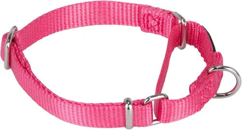Vista 44 de Hyhug Collar Martingale para perros pequeños, color verde, resistente a prueba de escape, nailon duradero, sin hebilla, ideal para entrenamiento