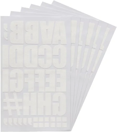 Vista 5 de Magfok Letras termoadhesivas de transferencia de 2 pulgadas, 18 hojas (negro)