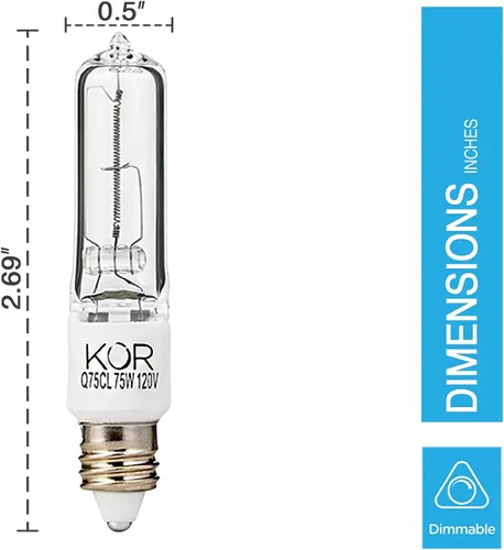 Vista 3 de Q75CL/MC. Mini focos., No Model, 75.00watts, 120.00 volts