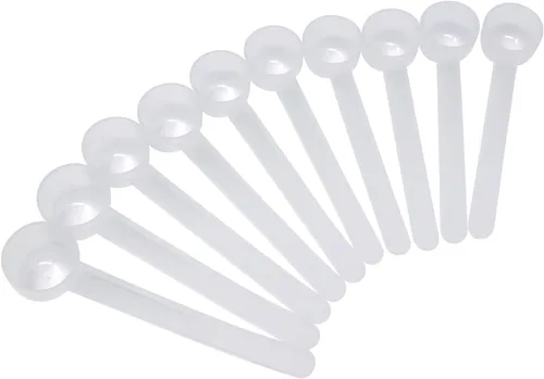 Vista 42 de 2 Cucharadas (1 Oz. 6 Cucharadas 29.6 mL) Cuchara de mango largo para café, proteína en polvo, comida para mascotas, especias, granos, productos