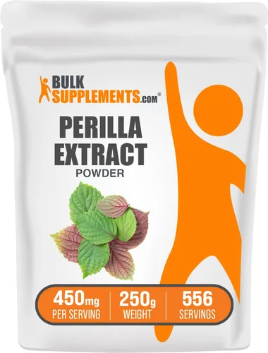 Vista 8 de BulkSupplements. com Extracto de Perilla en polvo – Suplemento de Perilla Frutescens, suplemento de hierbas – Vegano y sin gluten, 450 mg por
