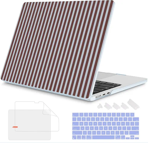 Vista 42 de Mektron Diseñada para MacBook Air 2025/2024/2023 de 15 PULGADAS M4 A3241 /M3 A3114 /M2 A2941, Carcasa de Cubierta Rígida de Plástico Impreso