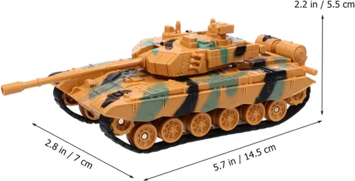 Vista 4 de Toddmomy Vehículo de plástico de camuflaje para niños y niñas de 3 a 6 años, juego educativo y colección