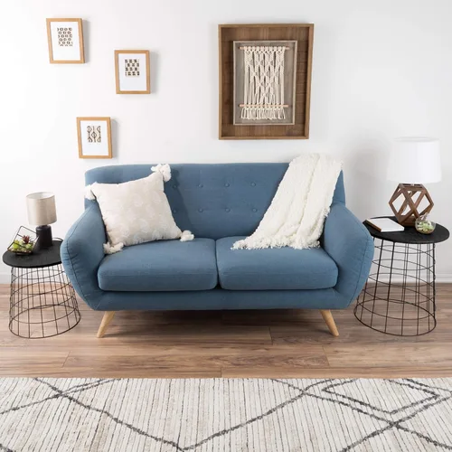 Vista 5 de Lavish Home - Mesas auxiliares apilables con almacenamiento
