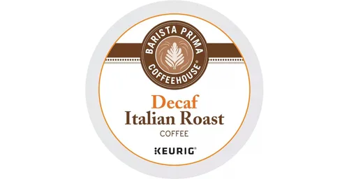 Vista 9 de Café italiano descafeinado tostado de Barista prima, para cafeteras Keurig