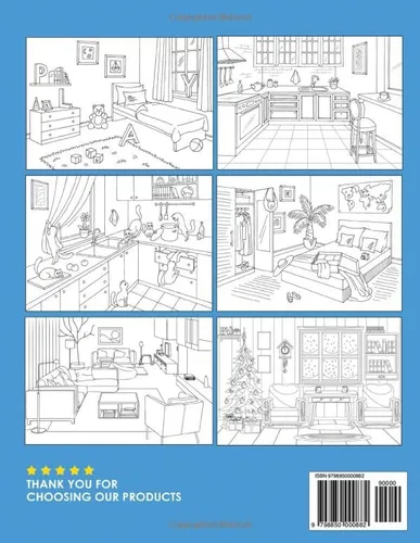 Vista 2 de House Puzzles Hidden Objects Discover the Delightful Secrets of the Garden, Find Object Activity Book, 30 Enchanting Images for All Ages,Perfect for