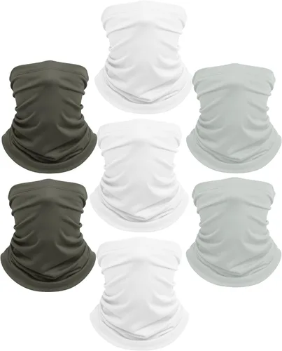 Vista 13 de Xeoxarel Neck Gaiter, 7 Pack Cooling UV Protection, Bandana Face Mask Scarf for Men and Women