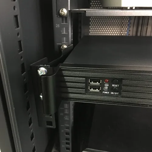 Vista 6 de Jingchengmei Extensor de profundidad de rack de servidor de 2U - Kit de adaptador de montaje en rack empotrado de 4 pulgadas de profundidad